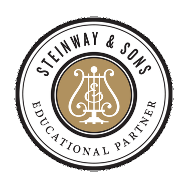 Certified Steinway & Sons Educational Partner badge